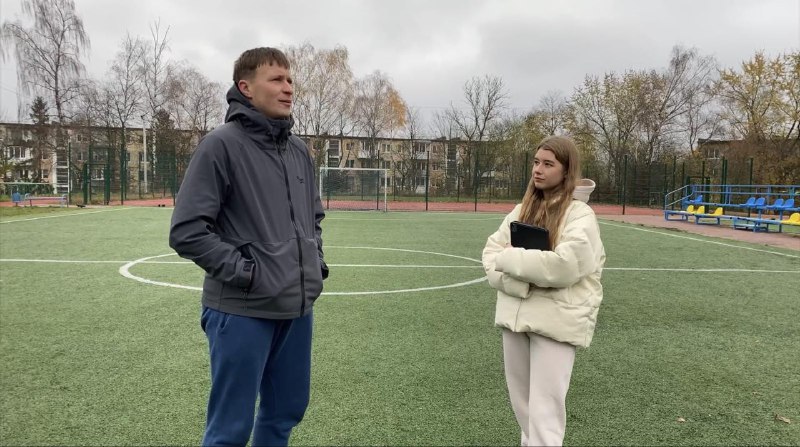 Кадр з локації на стадіоні Кадр з локації на стадіоні